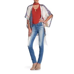 Big Star 23x31 Brigette Mid-Rise Slim Straight Jeans in Van-Ness Blue Wash